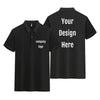 Spring Summer Polos Customized Logo Mens Shirt Women&#39;s Polos Solid Color Restaurant Waiter Work Clothes 100% Polyester